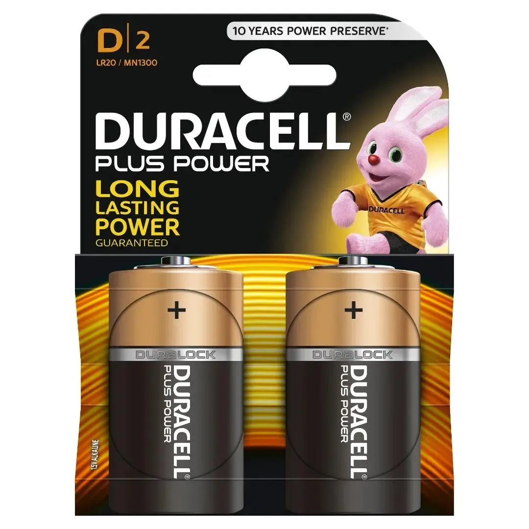 Duracell Plus Power Battery D2
